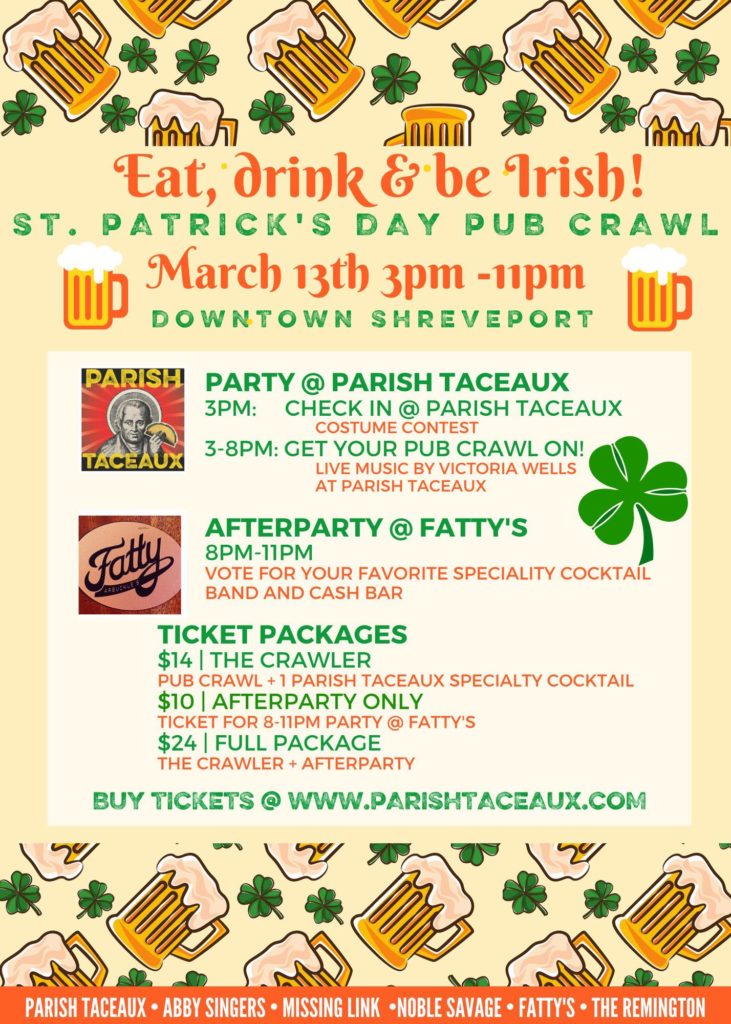 St.Patrick's Day Pub Crawl Downtown Development Authority