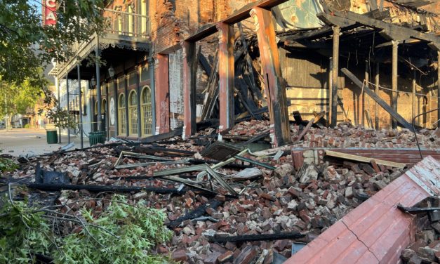 Historic 114 Texas Street Destroyed by Fire