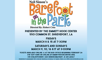 Barefoot in the Park: Seriously in Downtown Shreveport!